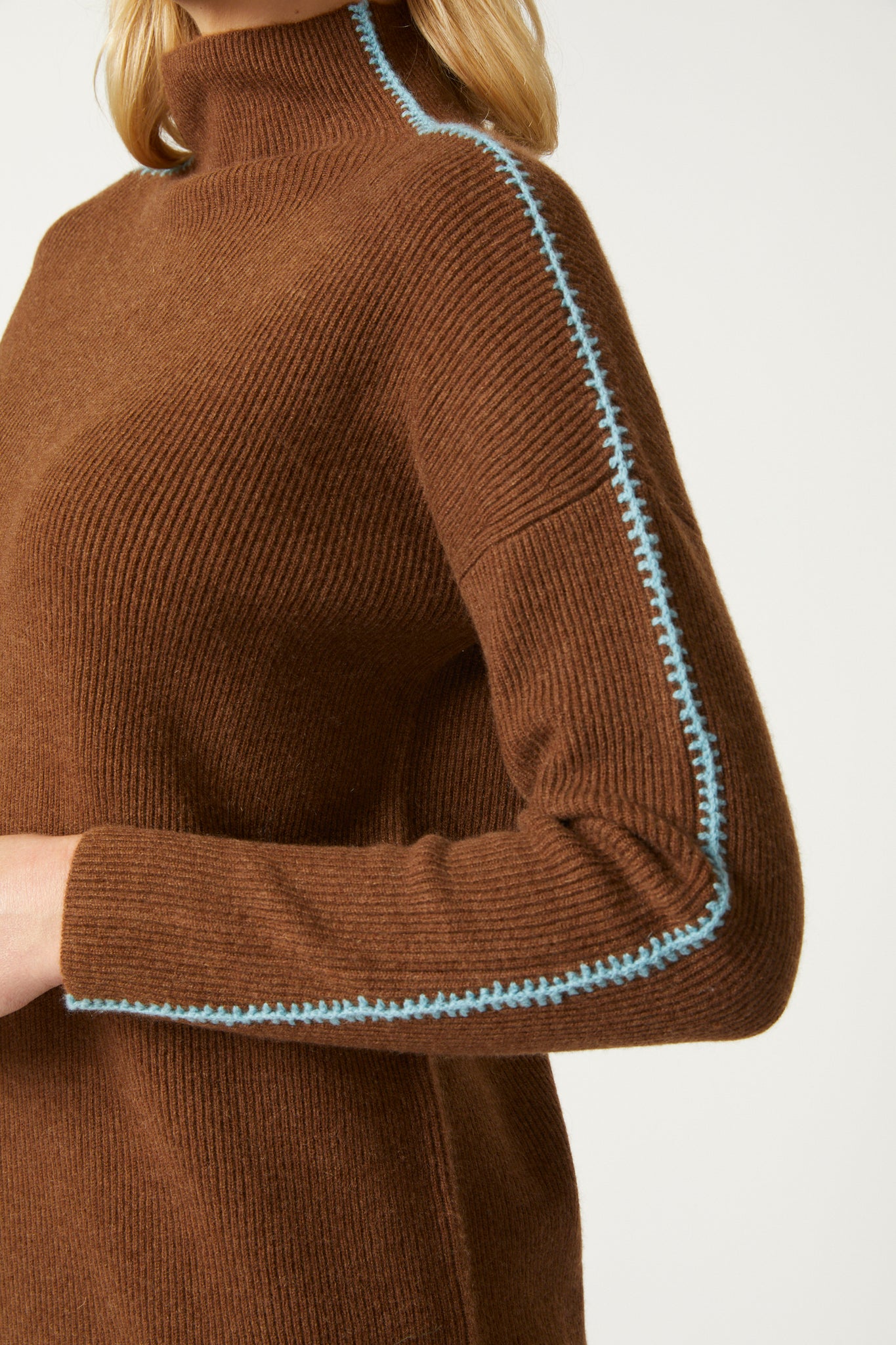 Mockneck Sleeve Detail