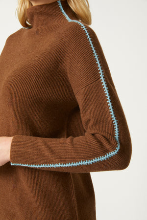 Mockneck Sleeve Detail