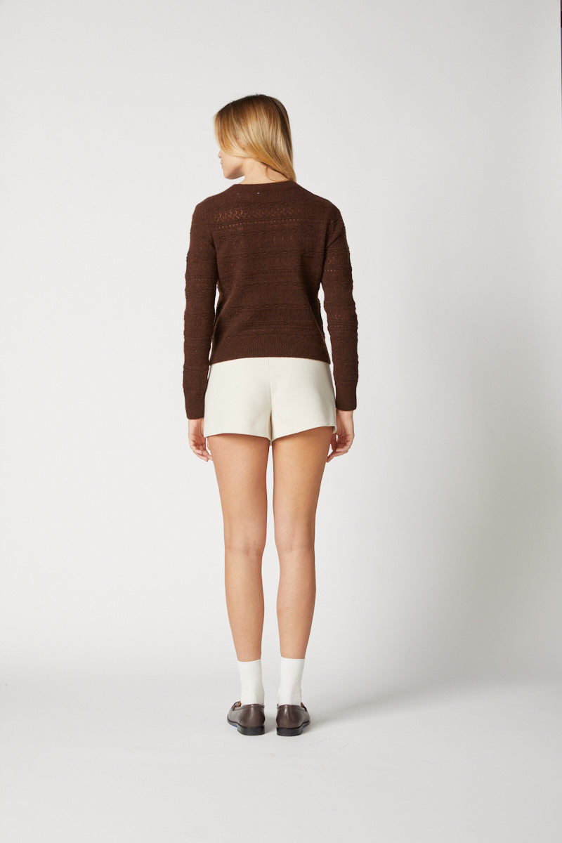 Pointelle Stitch Crew