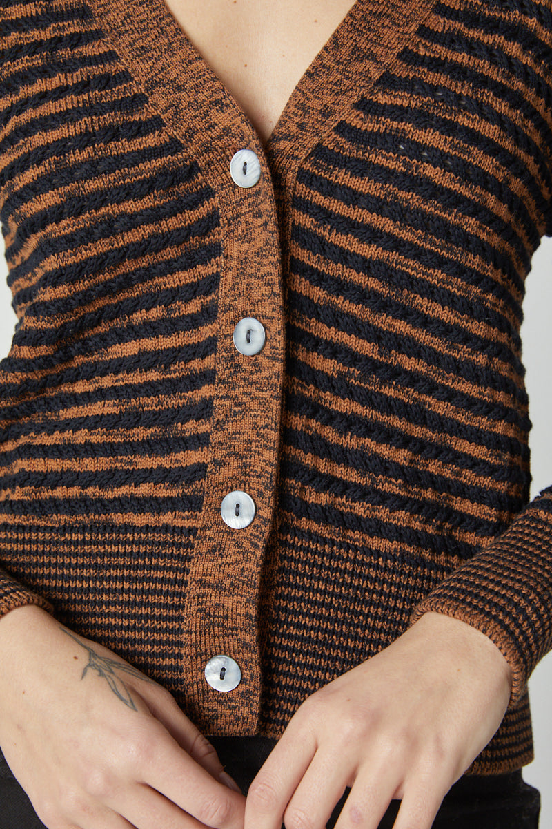 Stripe Cardigan
