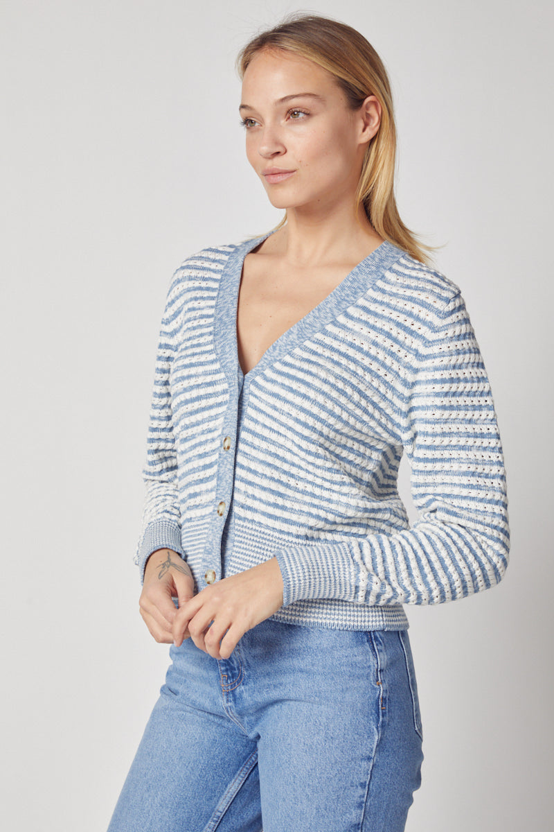 Stripe Cardigan