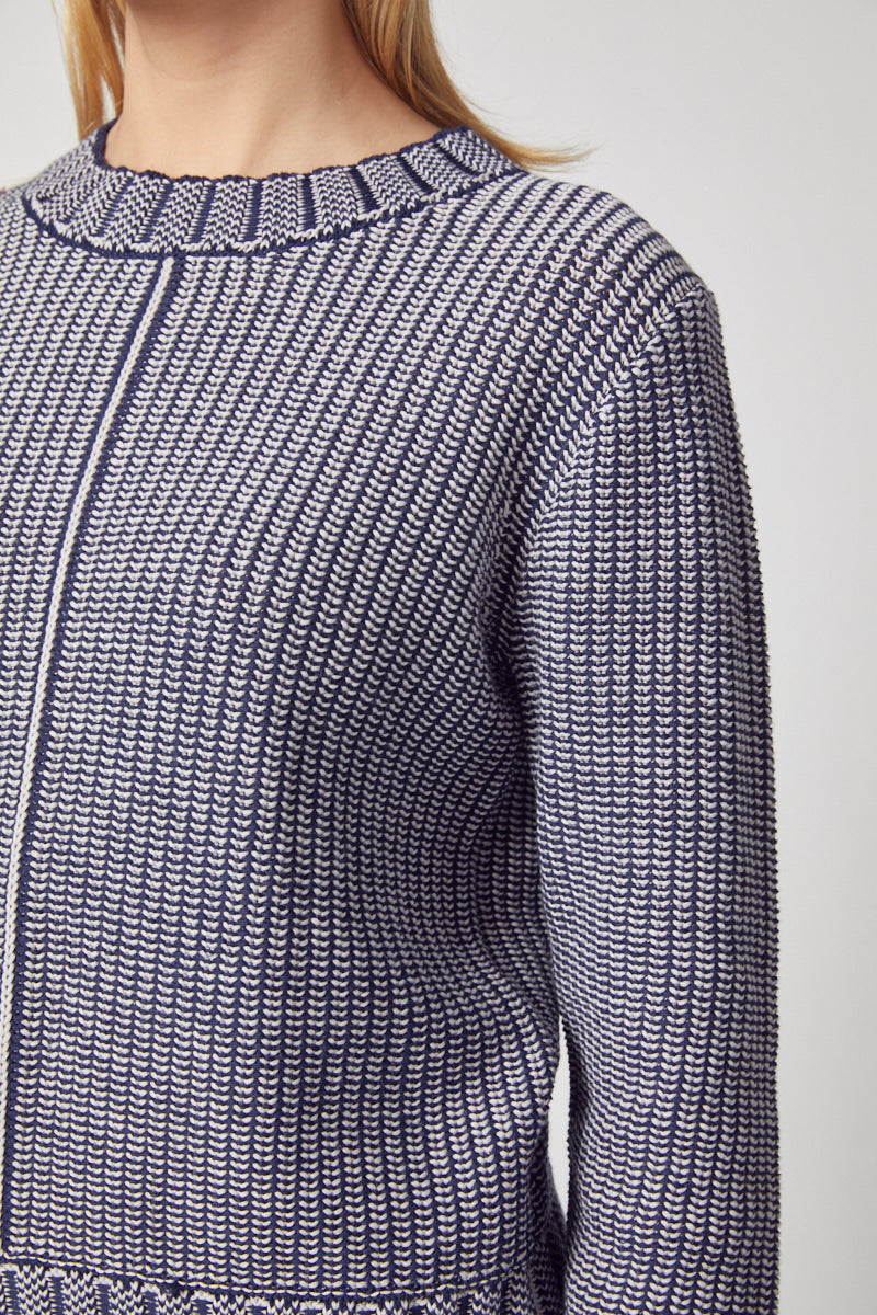 Ombre Stripe Crewneck